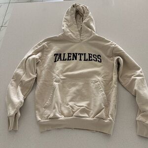 Talentless Cream Hoodie